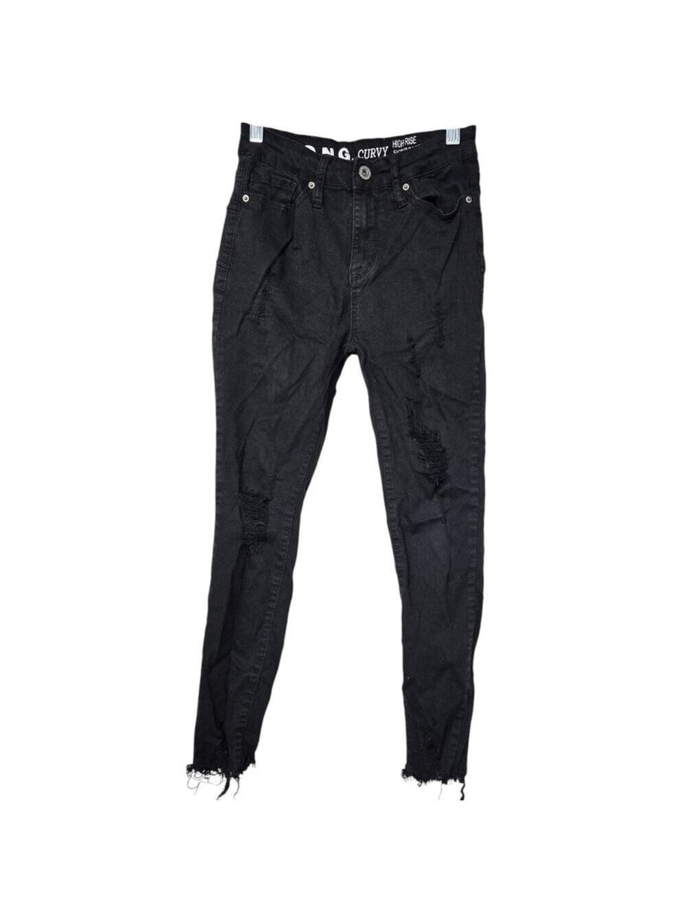 S.O.N.G Curvy High Rise Skinny Ankle Distressed Pants 5/27
